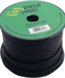 100Ft 12 AWG Spool Speaker cable With Rubber Jacket (PSCBLF100)