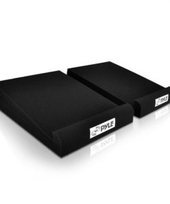 Acoustic Sound Isolation Dampening Recoil Stabilizer Speaker Risers (for Studio Monitor, Subwoofer, Loudspeakers, Shelf Speakers, etc.) 9'' x 12'' (PSI03)