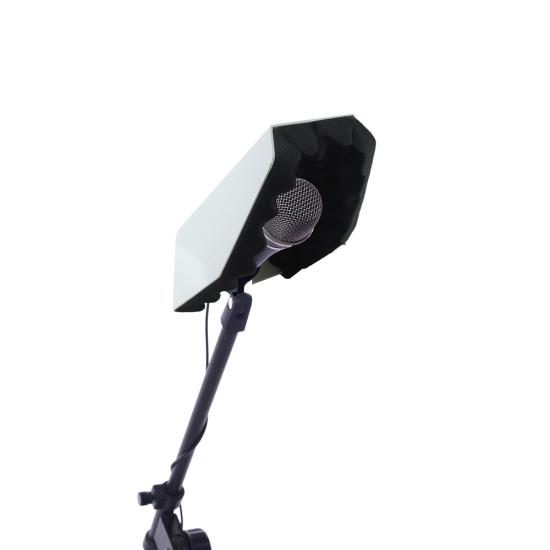 Drum Microphone Guard, Cymbal Sound Isolation Recording Drumming Mic Shield (PSMRS15)
