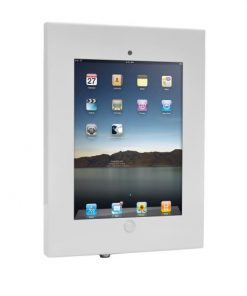 Security Anti-Theft iPad Wall Mount, Lock & Key Public Display Safe Lock & Secure Tablet Device Holder Case, (Works with iPad 2/3/4/iPad Air/iPad Air2) (PSPADLKW08W)