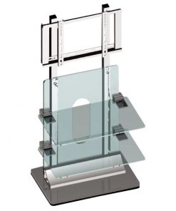 36"-42" Flat Panel TV Wall Unit with Acrylic & Steel Shelf (PSPSF103)