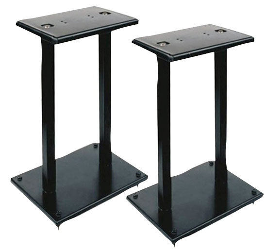 One Pair of Heavy Duty Steel Double Support Bookshelf Speaker Stand (PSTND13)