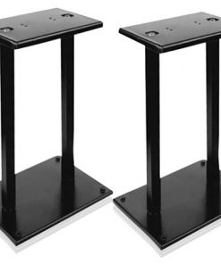 Heavy-Duty Steel Quad Support Bookshelf / Monitor Speaker Stands (RBPSTND18)