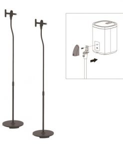 Universal Speaker Stands, Standing Speaker Mount Holders, Height Adjustable (Works with Sonos PLAY 1, PLAY 3) (PSTNDSON16)