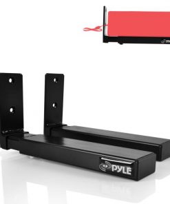Universal Wall Mount Sound Bar Speaker Brackets, Center Channel Speaker Hanging Mounts (PSTNDW17)