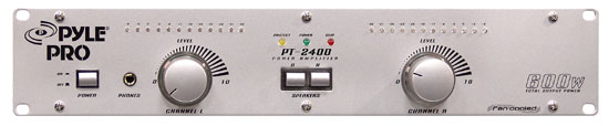 19'' Rack Mount 600 Watt Power Amplifier (RBPT2400)