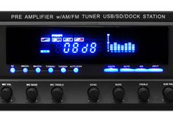 600 Watt Stero Receiver with Built-In iPod Docking Station -AM-FM Tuner, USB Flash & SD Card Readers & Subwoofer Control (RBPT270AIU)
