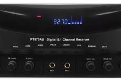 5.1 Channel Amplifier Receiver Digital Home Theater Stereo System, 350 Watt (PT570AU)