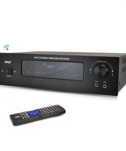 Bluetooth 5.1 Channel HDMI Digital Stereo Receiver Amplifier with AM/FM Radio, 4 HDMI Inputs, 2 Mic Inputs, 300 Watt Output (RBPT592A)