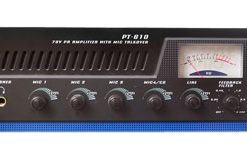 19'' Rack Mount 600 Watt Power Amplifier/Mixer w/ 70V Output & Mic Talkover (RBPT610)