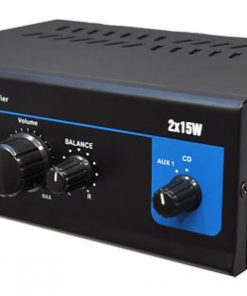 Mini 2 X 15 Watt Stereo Power Amplifier with AUX, CD & Mic Inputs (PTA1)