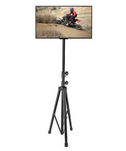 Portable Tripod TV Stand - Television LCD Flat Panel Monitor Mount (For TVs up to 60’’) (PTVSTNDPT3211)