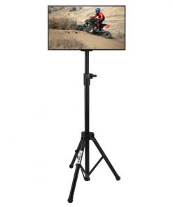 Portable Tripod TV Stand - Television LCD Flat Panel Monitor Mount (For TVs up to 32’’) (PTVSTNDPT3215)