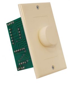 Wall Mount Rotary Volume Control Knob (3 Color Wall Plate) (PVCKT5)