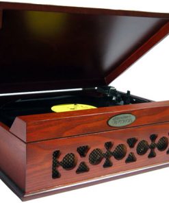 Vintage Style Phonograph/Turntable With USB-To-PC Connection (Mahogany) (RBPVNTT6UMR)