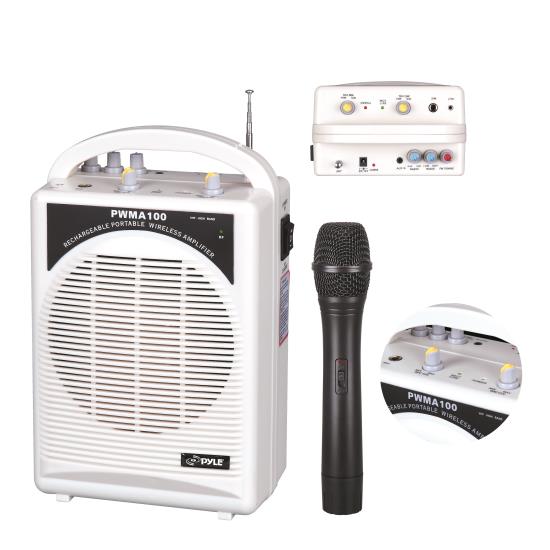 Rechargeable Portable PA System with Wireless MIC (RBPWMA100)