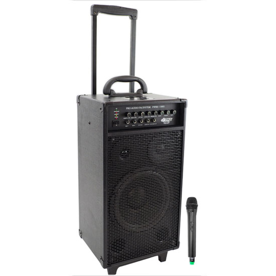 800 Watt VHF Wireless Portable PA System/Echo w/iPod Dock (RBPWMA1080I)
