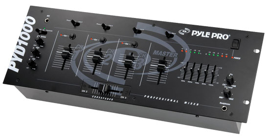 19'' Rack Mount 3-Channel Professional Mixer (RBPYD1000)