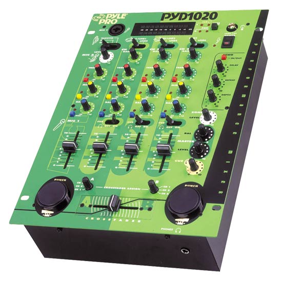10'' Three Channel DJ Trick Mixer with Punch and Echo (RBPYD1020)