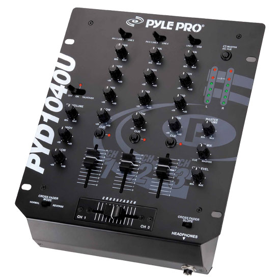 10'' 3-Channel Professional Mixer with USB (RBPYD1040U)