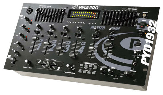 19'' Rack Mount 4 Channel Professional Mixer with SFX (RBPYD1932)