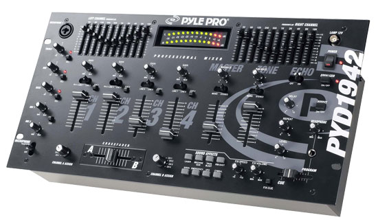 19'' Rack Mount 4 Channel Professional Mixer with Digital Echo and SFX (RBPYD1942)