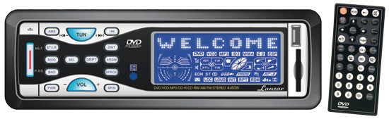 Flip Down Detachable Face AM/FM-MPX DVD/CD Player w/USB and Card Reader (RBSVD89U)