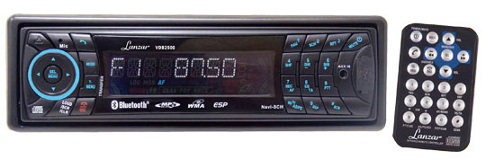 In- Dash AM-FM CD/MP3 Player & Detachable Face & USB/ SD Port Bluetooth Capability (RBVBD2500)