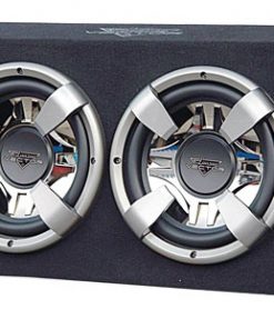 Vector 2400 Watts Dual 12'' Slim Designed Bass Box Enclosure (RBVCHB212)