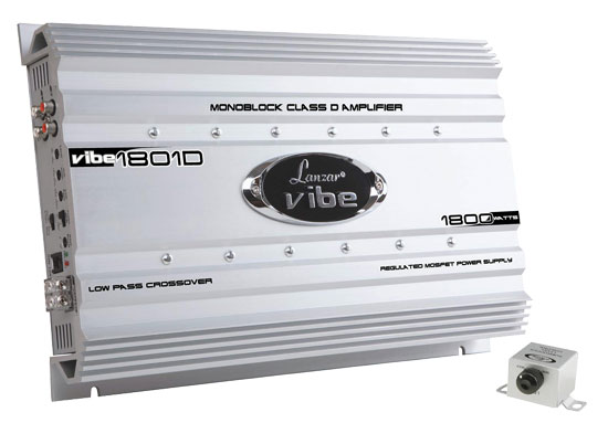 Vibe 1800 Watt Mono Block Mosfet Digital Amplifier (RBVIBE1801D)