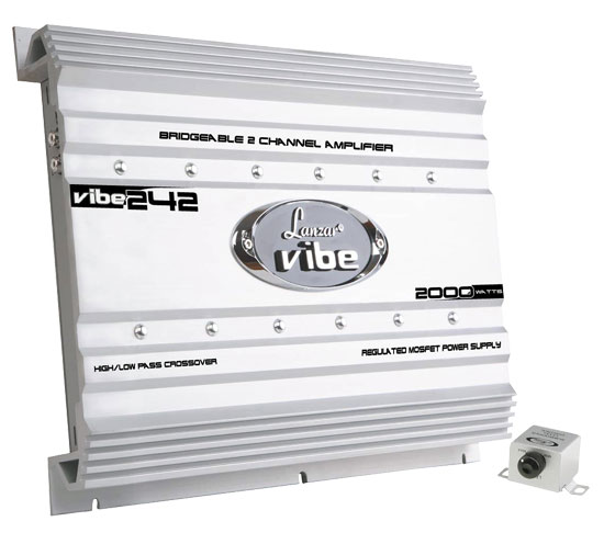 Vibe 2000 Watts 2 Channel Mosfet Amplifier (RBVIBE242)