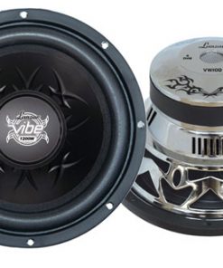 Vibe 10" 1200 Watt Dual 4 Ohm Chrome Subwoofer (VW10D)