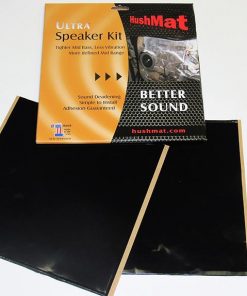 HushMat Ultra Speaker Kit (4) 6 x 12-Black Foil 2 Sq. Ft.