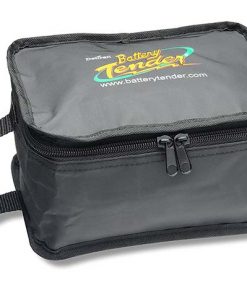 Battery Tender Black Medium Zipper Pouch