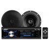 Boss 508UAB CD/MP3 AM/FM Receiver With USB/SD Plus one Pair of 6.5" Speakers
