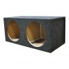 EMPTY WOOFER ENCLOSURE OBCON DUAL 12" SQUARE SEALED;MDF