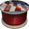 WIRE AMERICAN BASS 8 GA. RED 100 FT ROLL*AB666RD**P8GR* *AB665RD*