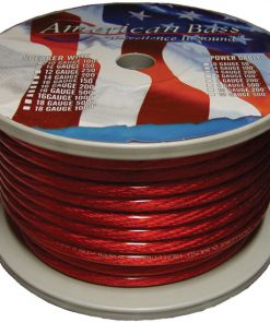WIRE AMERICAN BASS 8 GA. RED 100 FT ROLL*AB666RD**P8GR* *AB665RD*
