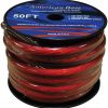 American Bass 1/0 AWG Wire 50ft spool Red