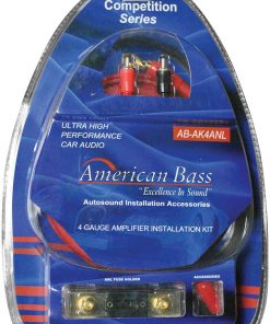 American Bass 4Gauge Wiring kit ANL Fuse **ABAK4ANL**
