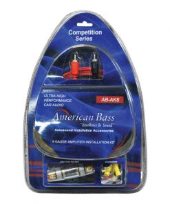 AMPLIFIER WIRING KIT 8 GAUGE AMERICAN BASS