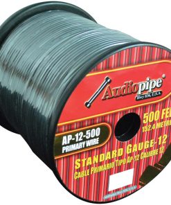 Audiopipe 12 Gauge 500Ft Primary Wire Black