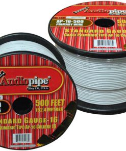 Audiopipe 16 Gauge 500Ft Primary Wire White
