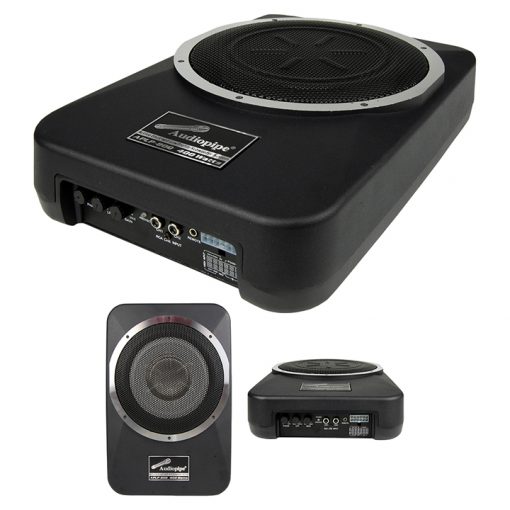 Audiopipe Amplified 8" Active Enclosed Low Profile Subwoofer System