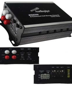 Audiopipe Mini Design 4 ch. Class D Amplifier 4X50 Watts RMS