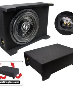 Audiopipe 12" Loaded Sealed Enclosure 800 Watts Shallow Mount 4 ohm