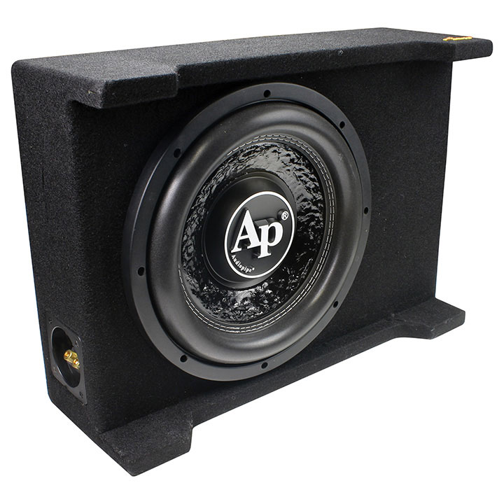 Audiopipe 12" Loaded Sealed Enclosure 800 Watts Shallow Mount 4 ohm APSBSP12BDF - Image 2