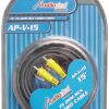 Audiopipe 15' 75 Ohm RCA Video Cable