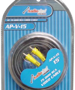 Audiopipe 15' 75 Ohm RCA Video Cable