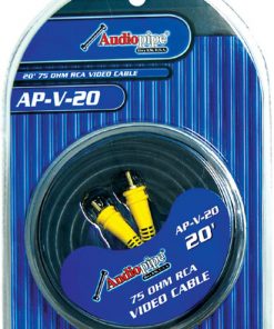 Alternative view of Audiopipe 20' 75 Ohm RCA Video cable APV20